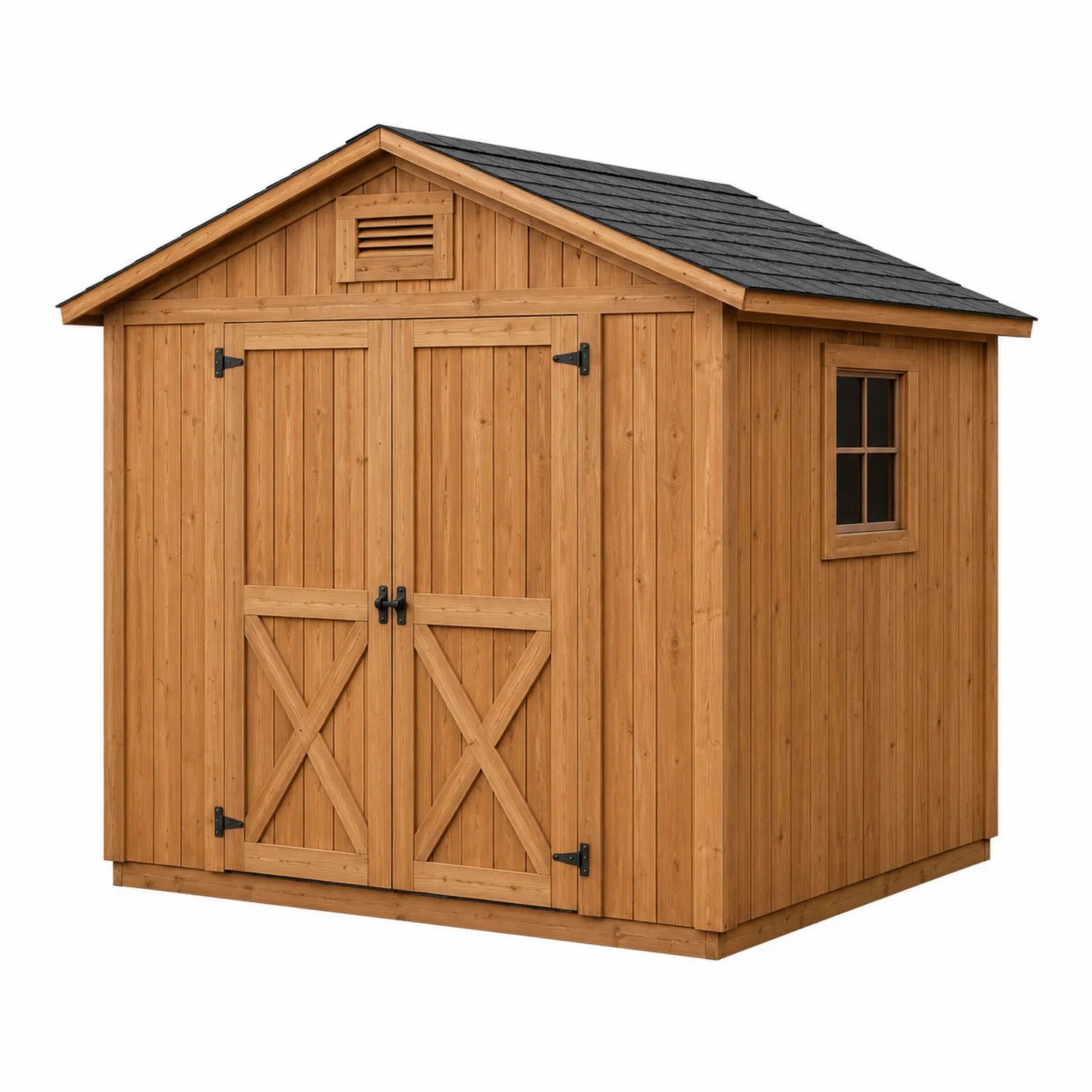 Abri de jardin en bois massif 300x200x250 cm Naturel