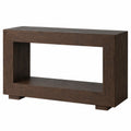 Console en bois brun 120 cm x 40 cm x 75 cm