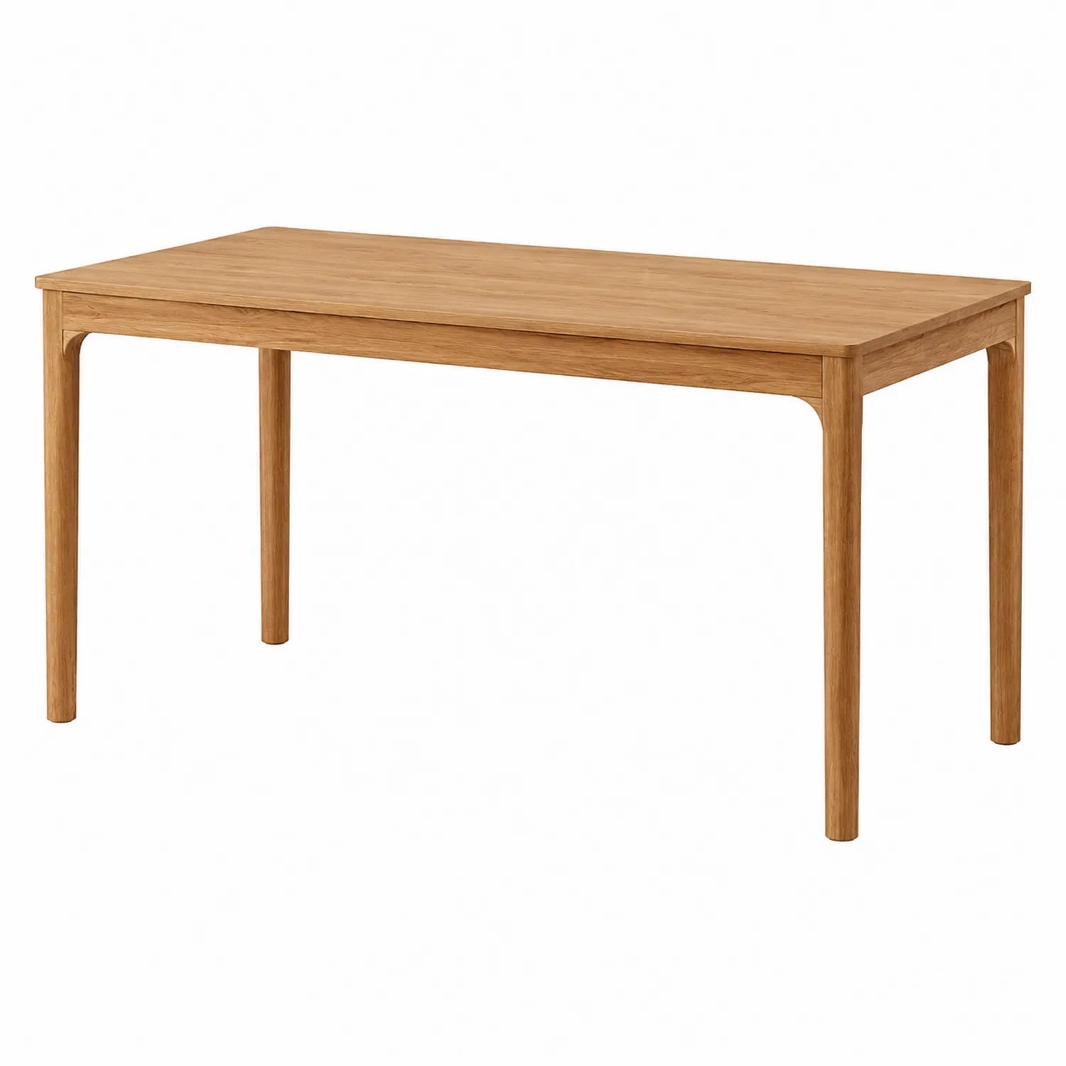 Table à manger en bois massif chêne 150x90 cm