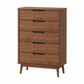 Commode en Bois avec 5 Tiroirs 120x80x40 cm