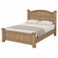 Lit en bois massif 200x160 cm Marron